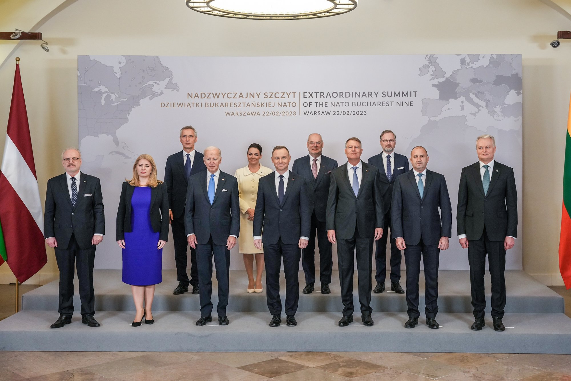 Lídři zemí B9 se s prezidentem Bidenem shodli na posílení ochrany východního křídla NATO