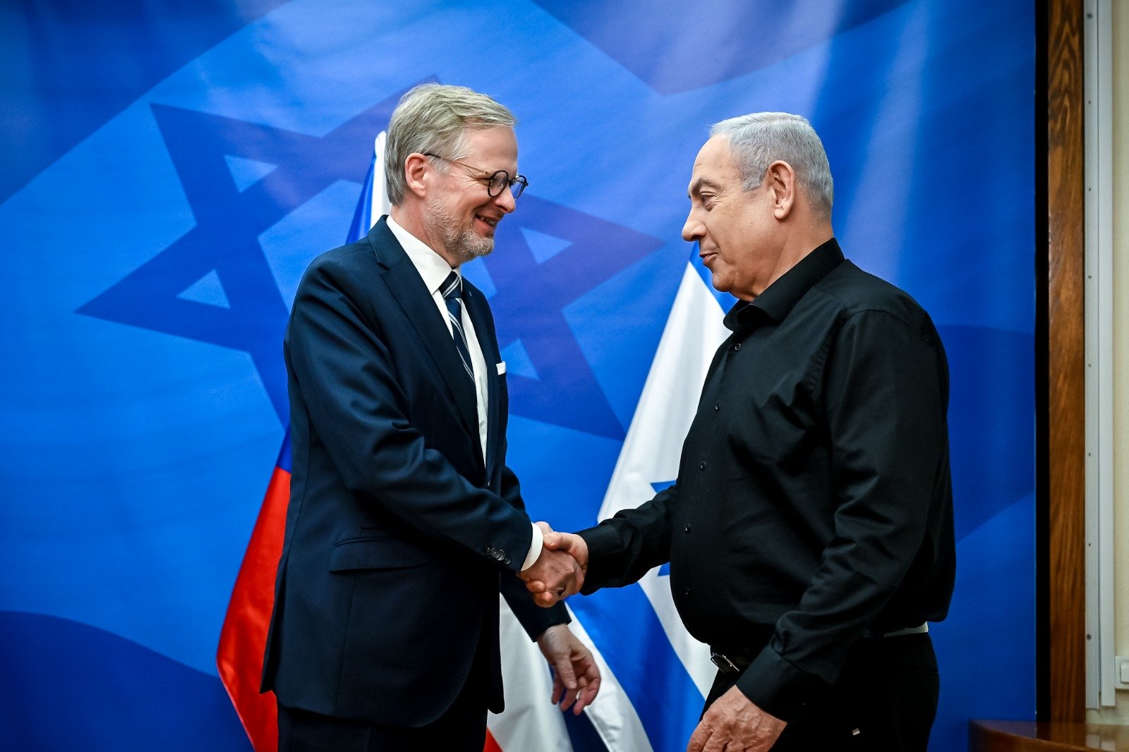 Premiér Fiala jednal v Izraeli s premiérem Netanjahuem a prezidentem Herzogem