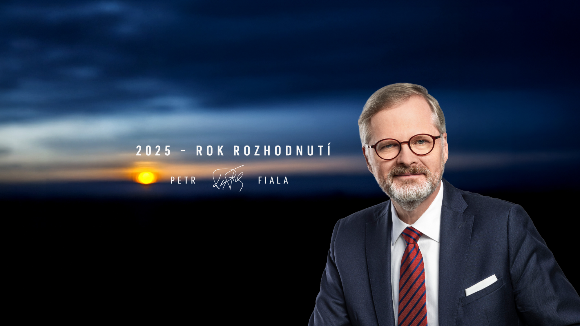 Dobré ráno, Česko, přichází rok rozhodnutí! Petr Fiala vyzývá ve videu k většímu sebevědomí a hrdosti