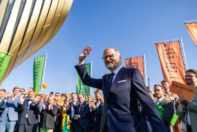 Projev premiéra Petra Fialy na zahájení předvolební roadshow SPOLU před sněmovními volbami 2025