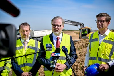 Premiér Petr Fiala: Chceme průjezdné Česko a bez Pražského okruhu to nepůjde