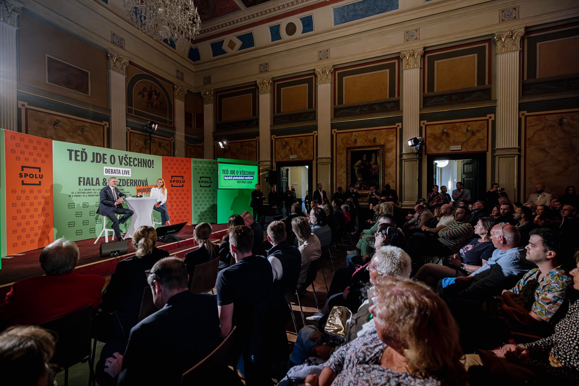 Petr Fiala přijel debatovat do Ústí nad Labem