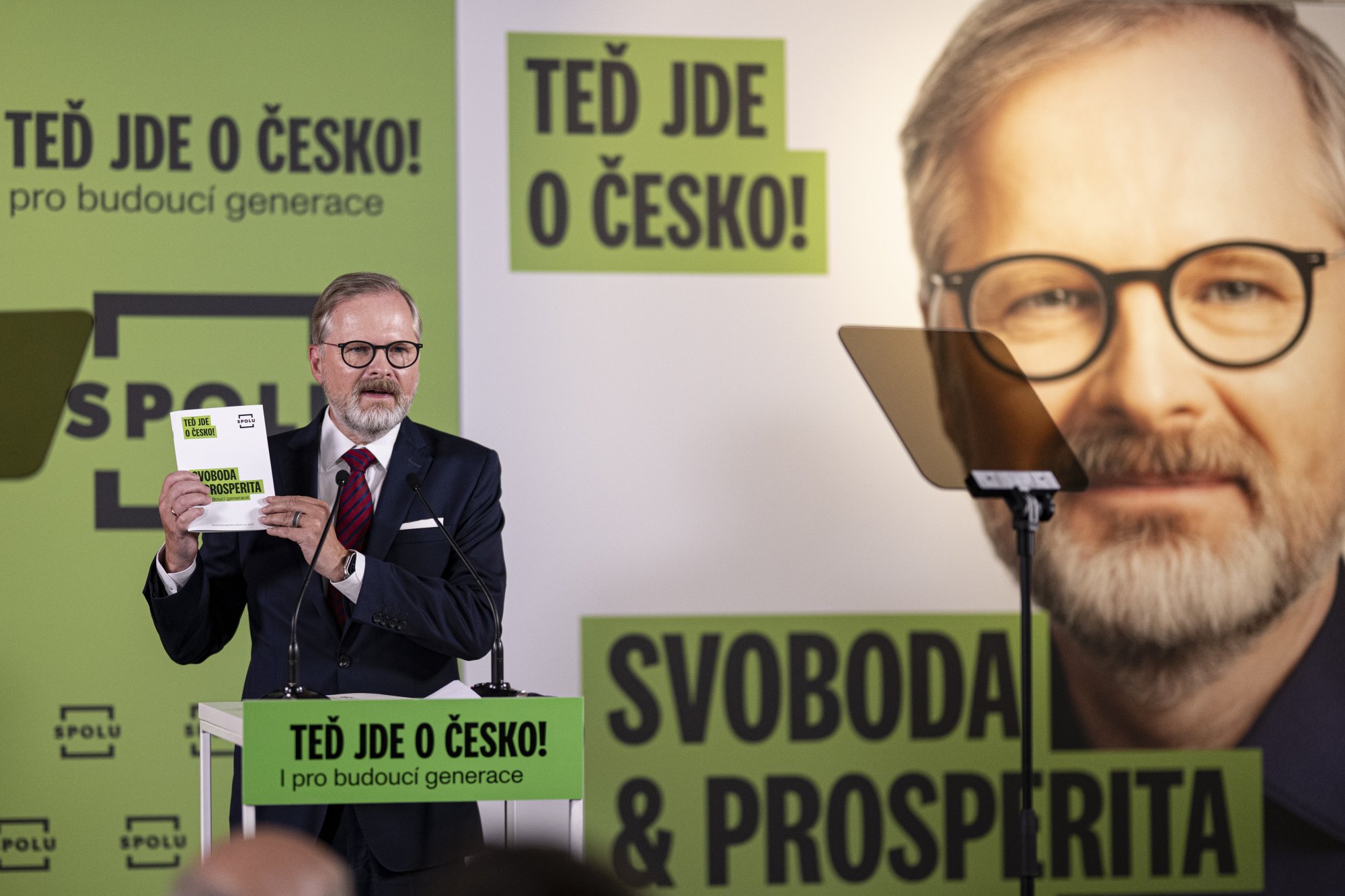 Projev Petra Fialy na představení programových priorit a další fáze předvolební kampaně koalice SPOLU
