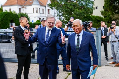 Premiér Fiala jednal v Brně s předsedou Evropské rady Antóniem Costou